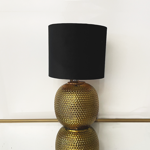 Krono - Lampe gold schwarz